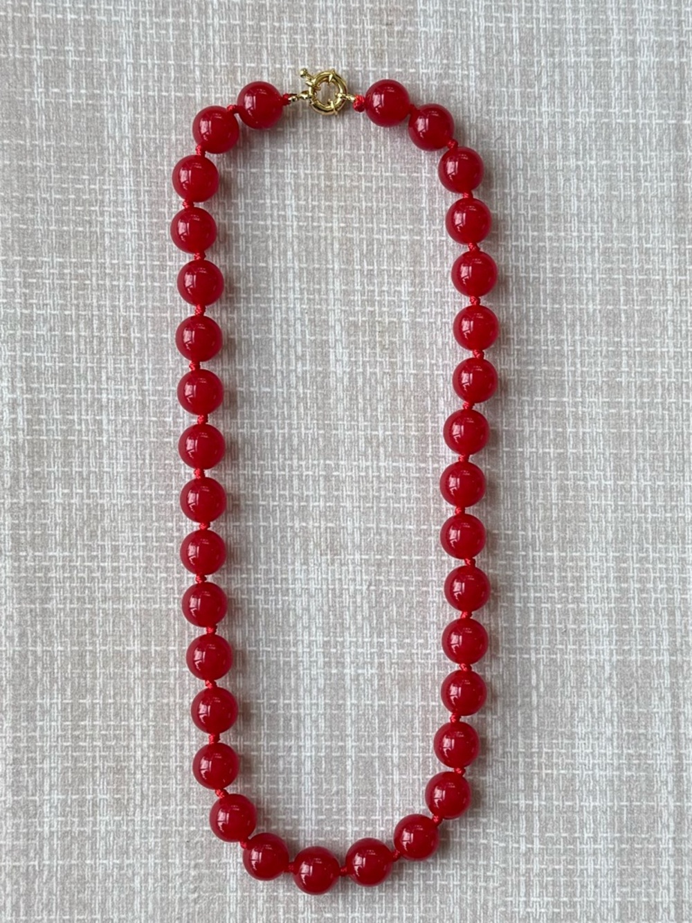 NWOT Tuckernuck Red Jade Necklace